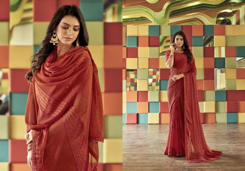 Ynf Swarna Casual Wear Viscose Weightless Viscose Lining Designer Saree Collection